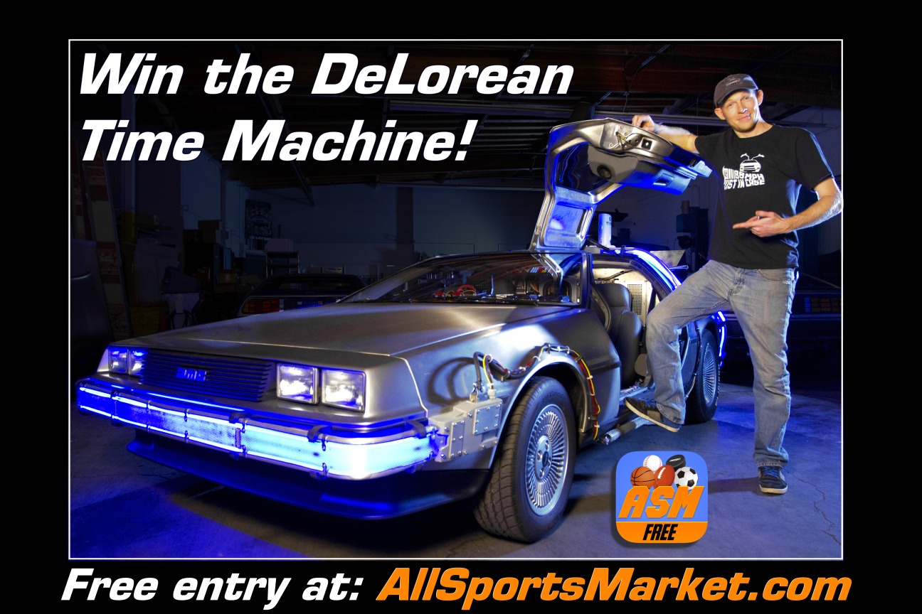 Ace Underhill Giving Away DeLorean Time Machine on BTTF Day
